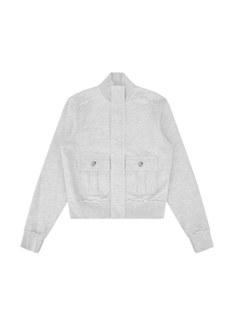 entire studios SUPPLY TRACK JACKET HEATHER GREY