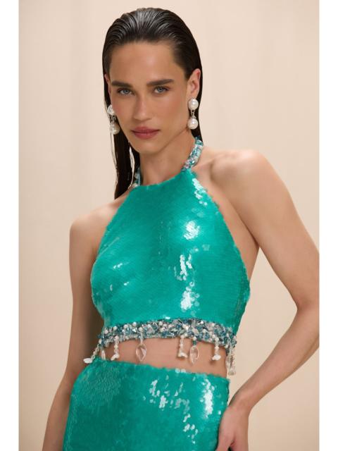 PatBO ISLA SEQUIN TOP