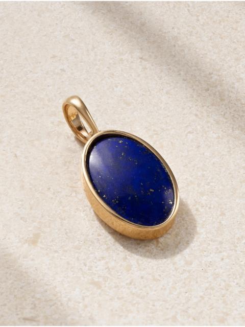 MARLA AARON 14-karat Gold Lapis Lazuli Pendant
