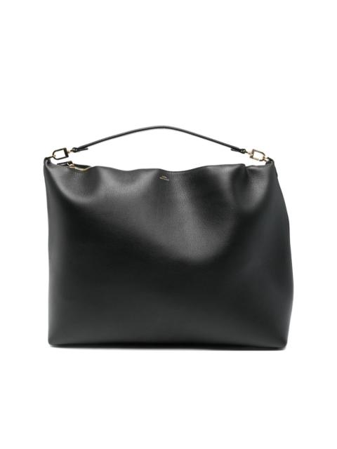 TOTEME bevel leather shoulder bag