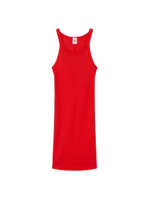 RE/DONE Hanes Ribbed Tank Mini Dress