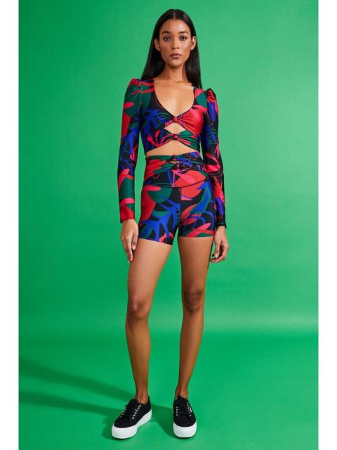 PatBO RIO PRINT BIKER SHORT (FINAL SALE)