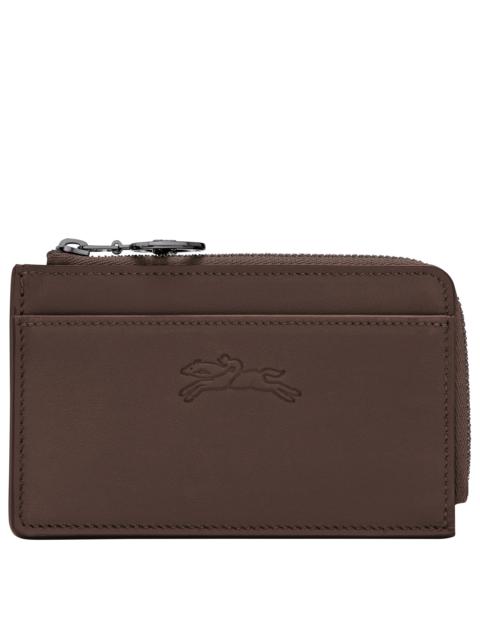 Longchamp Le Pliage Xtra Card holder Mocha - Leather