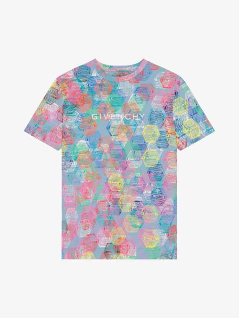 Givenchy OVERSIZED T-SHIRT WITH ALL-OVER PATCH PRINT