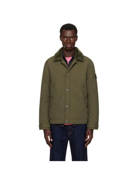 Stone Island Green 4100028 David-TC S.I. Ghost Jacket