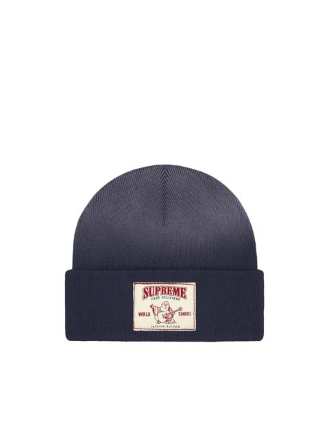 Supreme x True Religion® logo-patch beanie hat