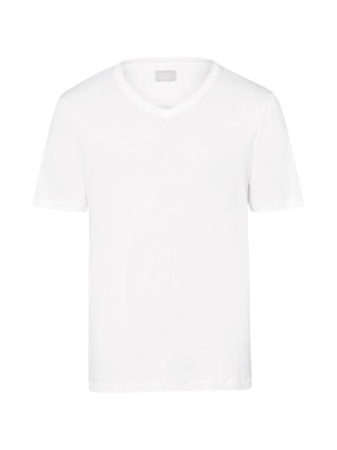 HANRO Sea Island Cotton Cotton V-Neck T-Shirt