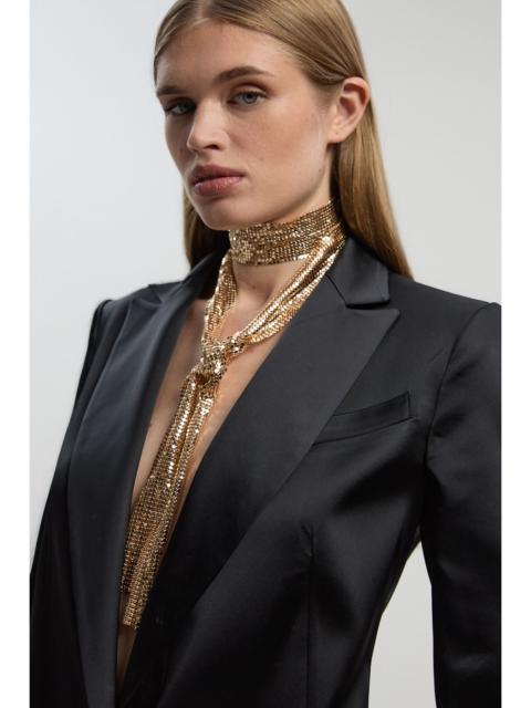 KAREN MILLEN Chainmail Scarf Necklace
