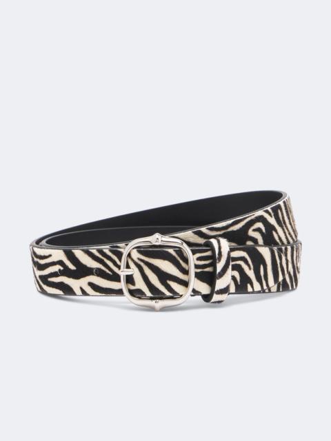 Isabel Marant Depson zebra-print calf hair belt