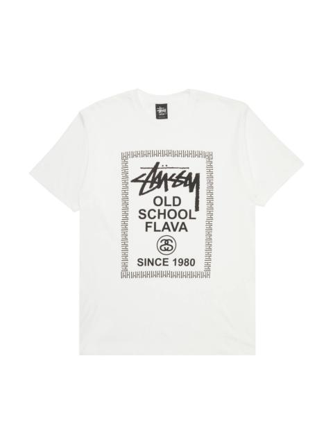 Stussy Old Skool Flava Tee 'White'