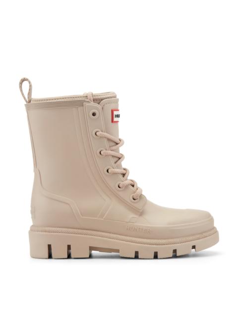 HUNTER Women's Diana Waterproof Lace-Up Rain Boots