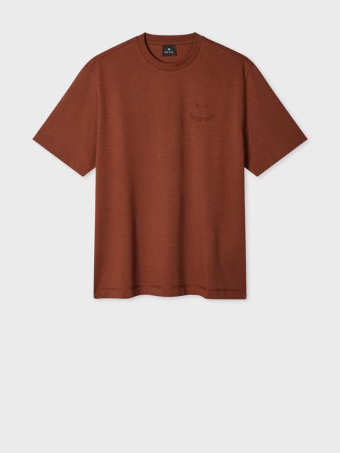 Paul Smith Brown Happy Logo T-Shirt