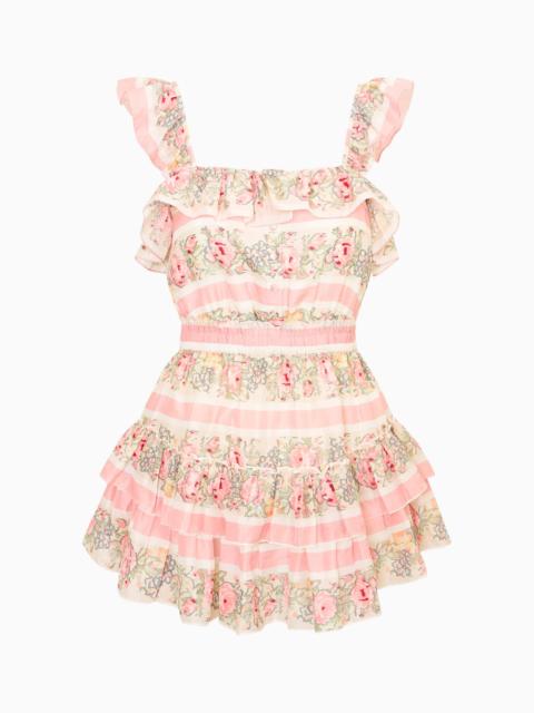 LoveShackFancy Re-Edition Marina Silk Mini Dress