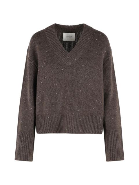 LISA YANG ribbed V-neck sweater