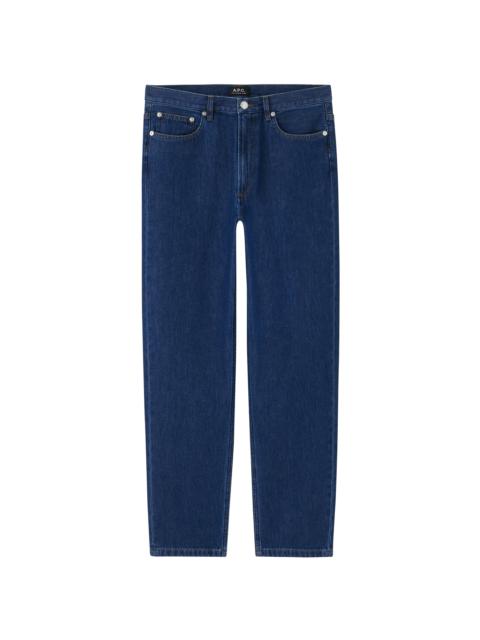A.P.C. MARTIN JEANS - SOFT STONEWASHED DENIM - A.P.C. READY-TO-WEAR