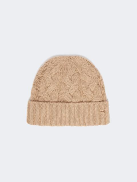 WEEKEND Max Mara ZAMPA Cashmere beanie hat - CAMEL