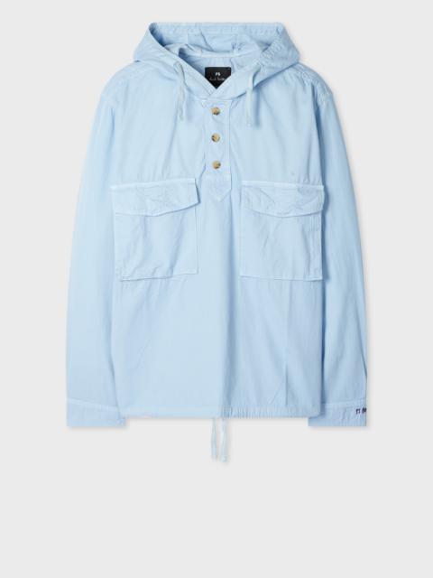 Paul Smith Light Blue Cotton Popover Jacket