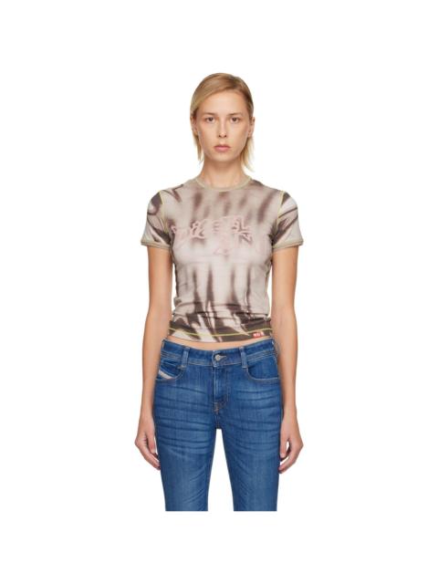 Diesel Gray T-Grafi T-shirt