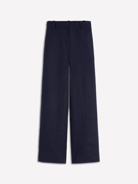 BODEN Belgravia Linen Pants-Navy
