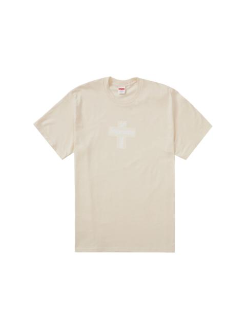Supreme Cross Box Logo Tee Natural