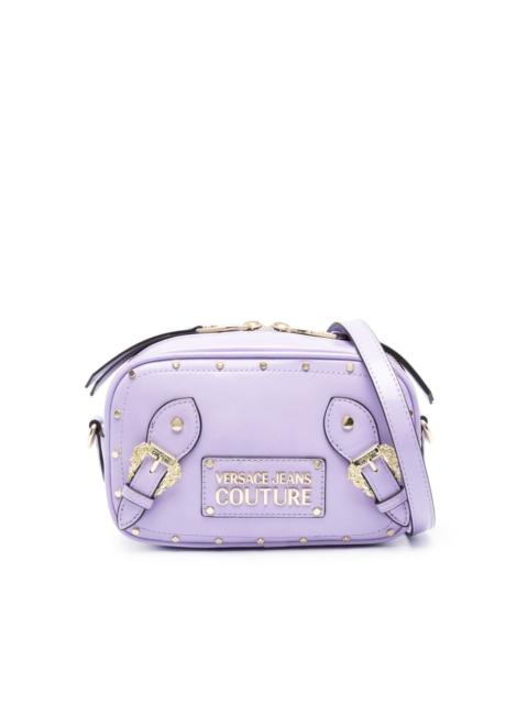 VERSACE JEANS COUTURE logo-lettering crossbody bag