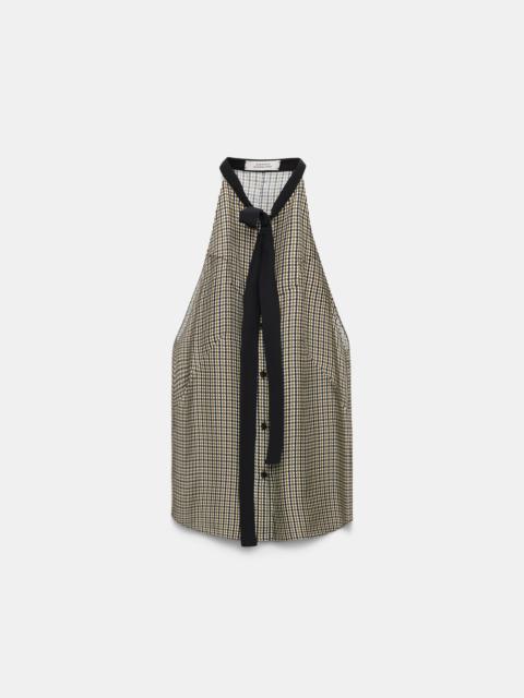 CHECKED COOLNESS blouse