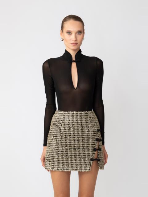 SAU LEE KIKI MESH BODYSUIT