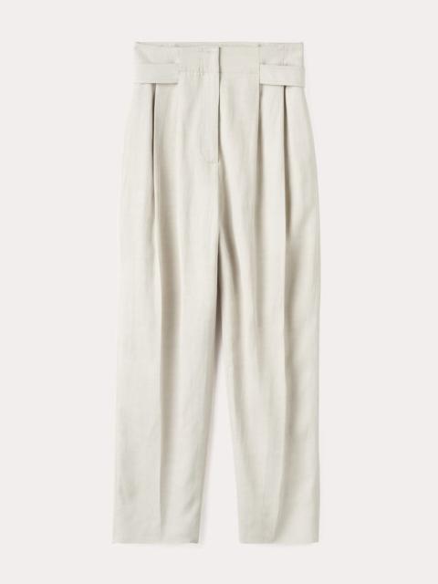 Double-Pleated trousers ecru