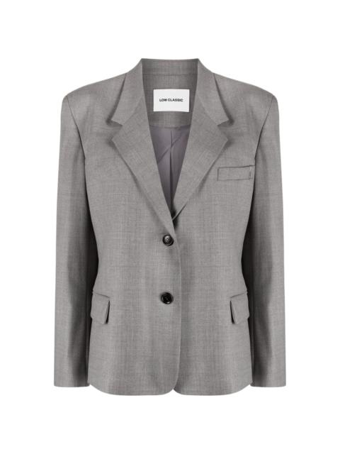 LOW CLASSIC Classic single-breasted blazer
