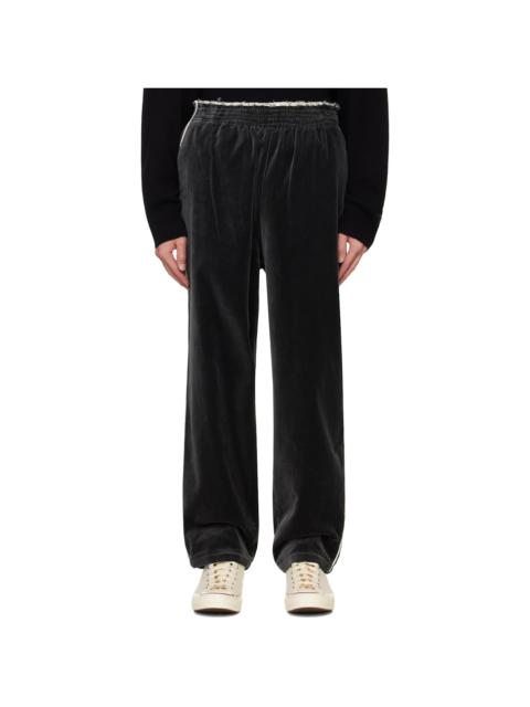 CAMIEL FORTGENS Gray Piping Sweatpants