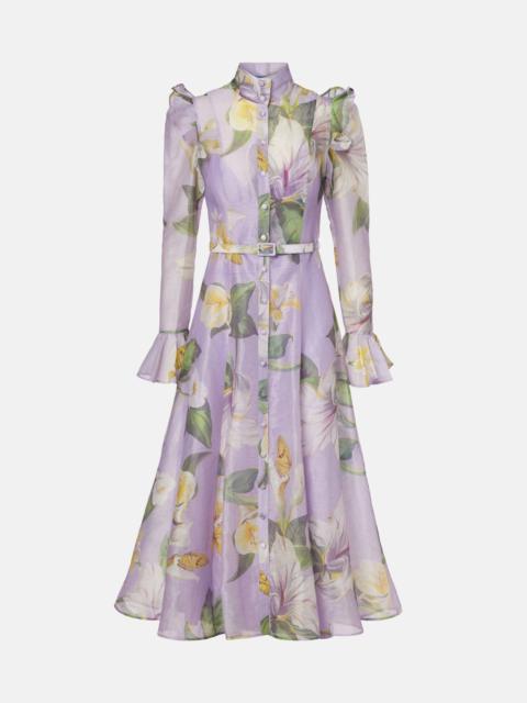 LEO LIN Katrina linen-blend shirt dress