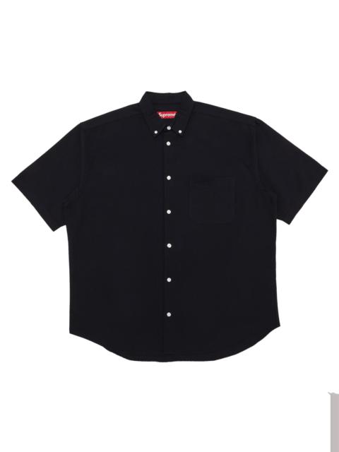 Supreme Supreme Loose Fit Short-Sleeve Oxford Shirt 'Black'