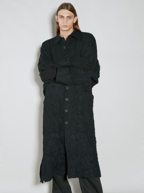 Yohji Yamamoto Wrinkled Coat