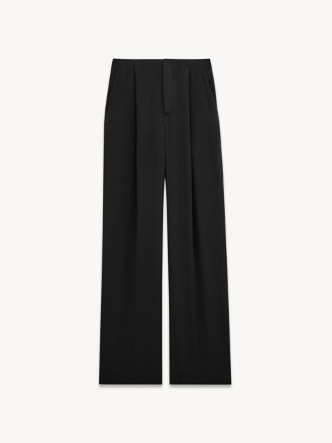 SAINT LAURENT 90'S PANTS IN SILK CREPE