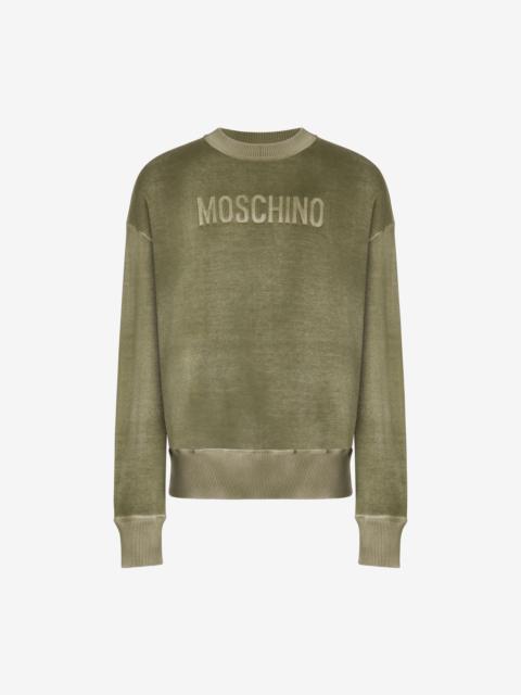 Moschino PURE COTTON JUMPER WITH LOGO