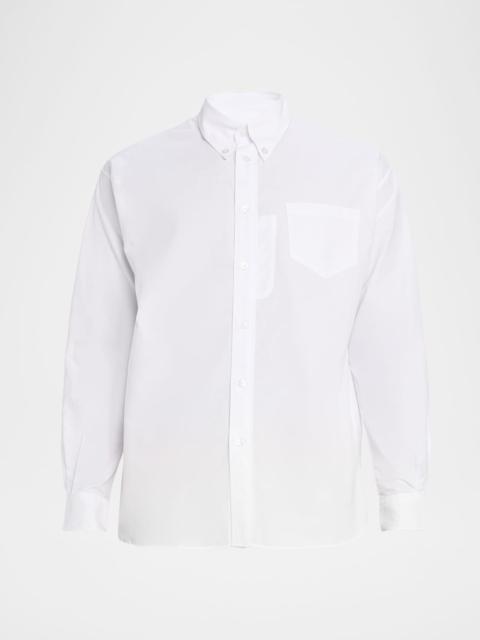 WILLY CHAVARRIA Men's Veterano Cotton Chest-Pocket Sport Shirt