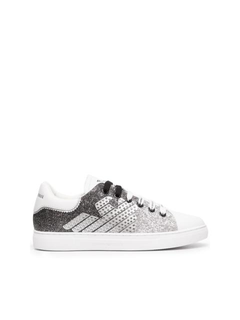 EMPORIO ARMANI glitter low-top sneakers