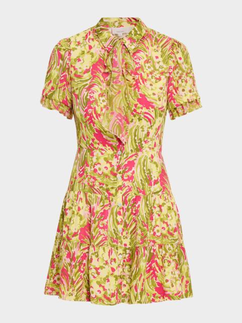 Cinq à Sept Kari Daisy Swirl Mini Dress