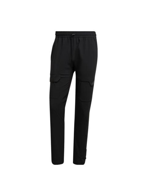 Men's adidas X-City Pant Solid Color Casual Straight Sports Pants/Trousers/Joggers Black HK4477