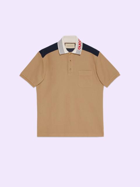 GUCCI Cotton jersey polo shirt