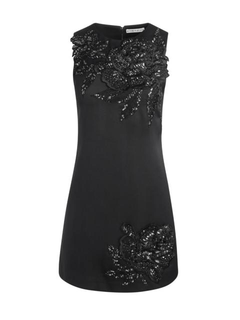 Alice + Olivia CLYDE EMBELLISHED A-LINE DRESS