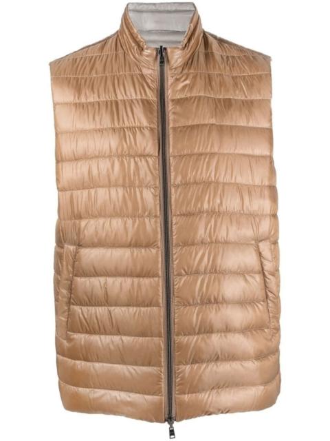 Herno reversible padded down gilet