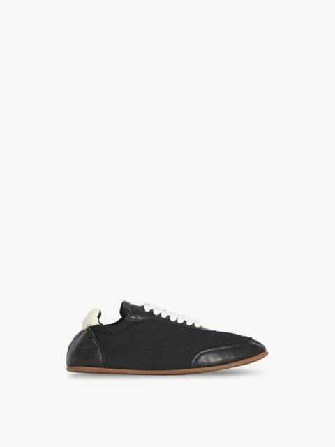 The Row Owen City Sneaker in Leather and Mesh