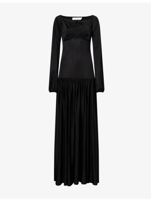AYA MUSE Rivo Drop-Waist Jersey Maxi Dress