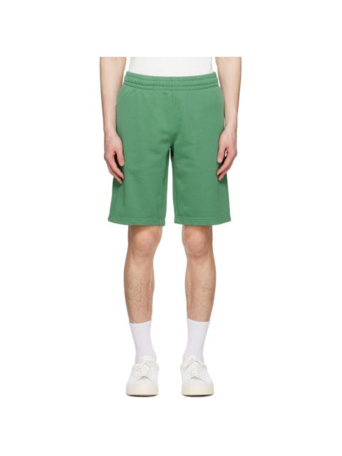 Maison Kitsuné Green Crest Shorts