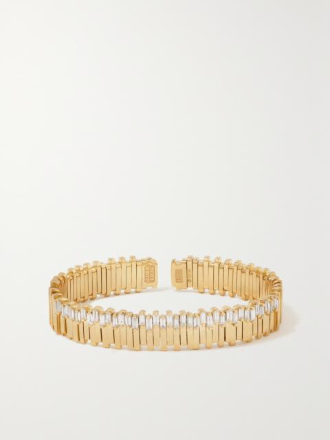 SUZANNE KALAN 18-karat Gold Diamond Bracelet