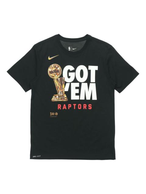 Nike Nike Toronto Raptors Short Sleeve Black CW2688-010