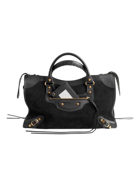 BALENCIAGA (WMNS) Balenciaga Le City Bag Medium 'Black' 8657602ACJ51000