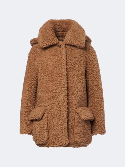 Loewe Wool and silk teddy coat