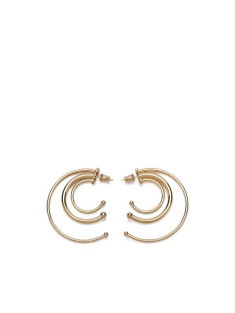PANCONESI large Solar hoops earrings